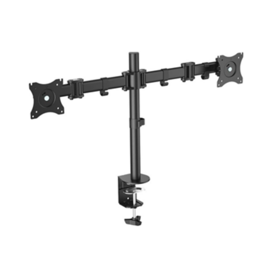 Digitus 15-27" Dual Monitor Stand with Clamp Base