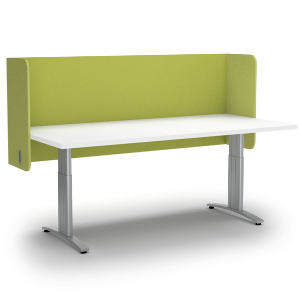 Acoustic Desk Mounted Screen Partition Pod