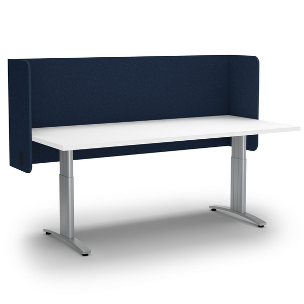 Acoustic Desk Mounted Screen Partition Pod