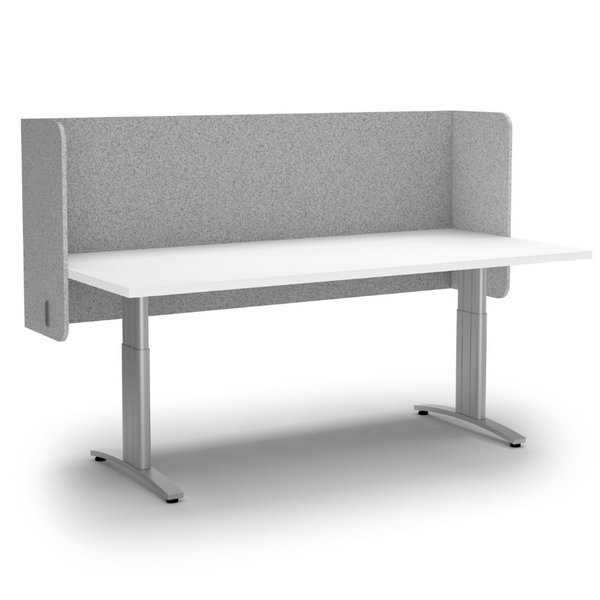 Acoustic Desk Mounted Screen Partition Pod