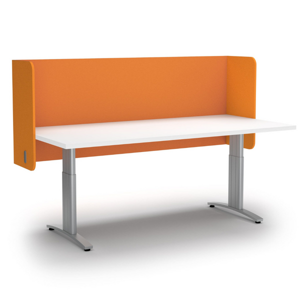 Acoustic Desk Mounted Screen Partition Pod