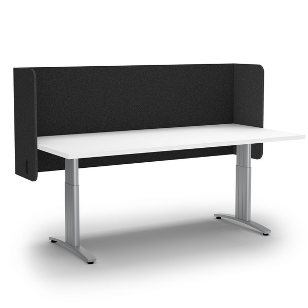 Acoustic Desk Mounted Screen Partition Pod