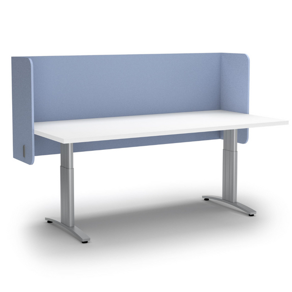 Acoustic Desk Mounted Screen Partition Pod