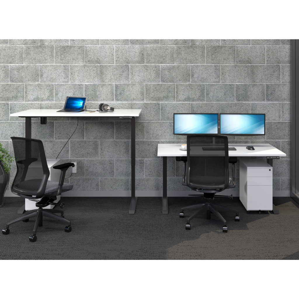 Duo Electric Desk Sit to Stand Height Adjustable 1500X800mm