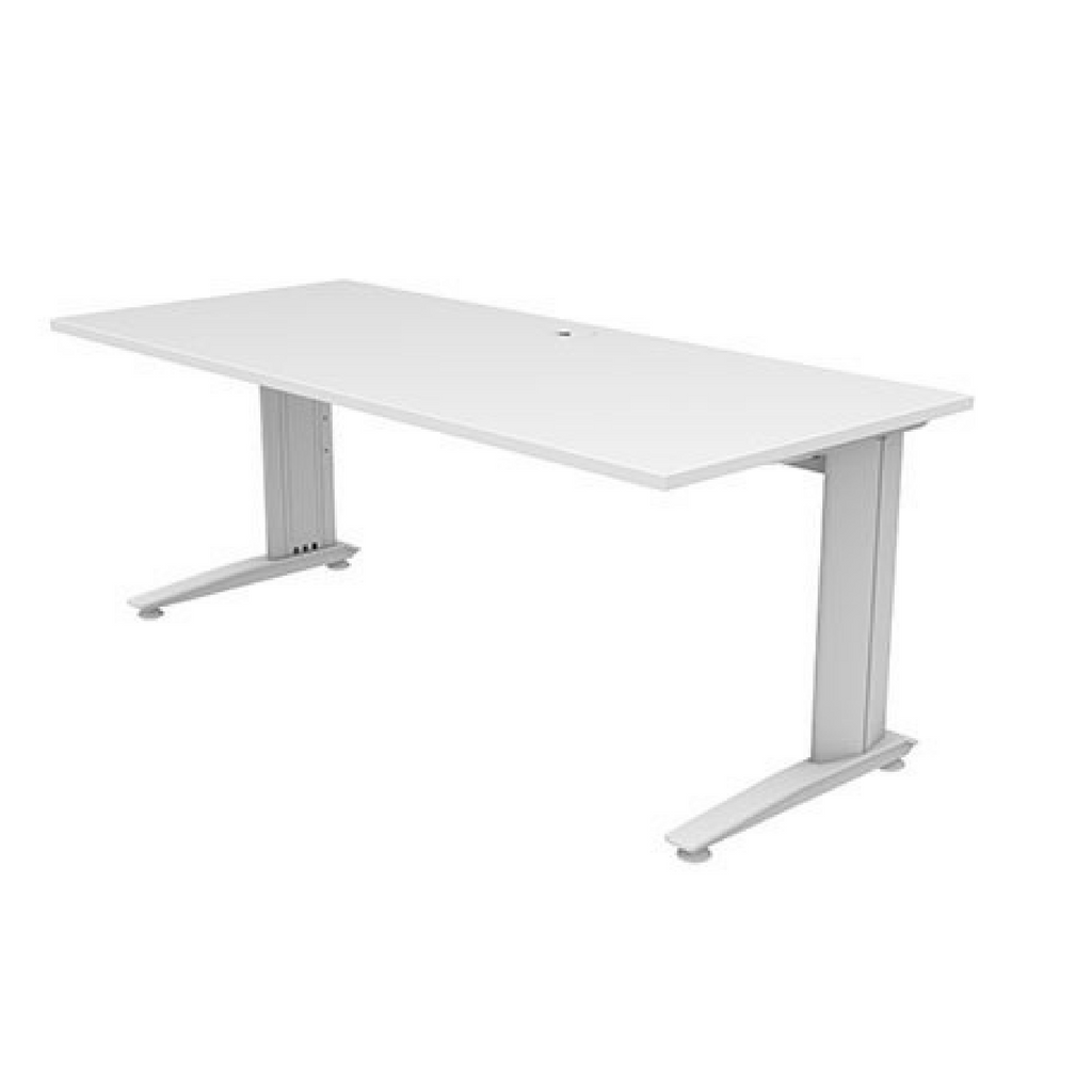 Energy Straight Desk - White Top