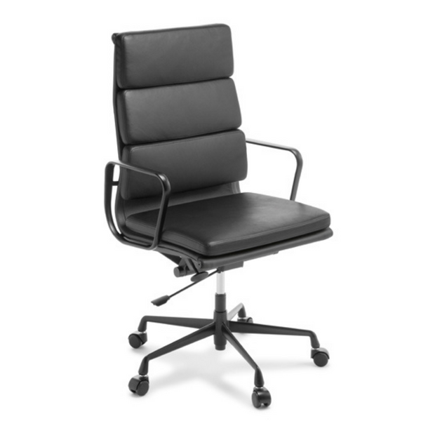 Eames Replica Highback Soft Pad Executive Chair Black