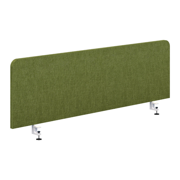 Edge Desk Top Mounted Fabric Screens 465mm High