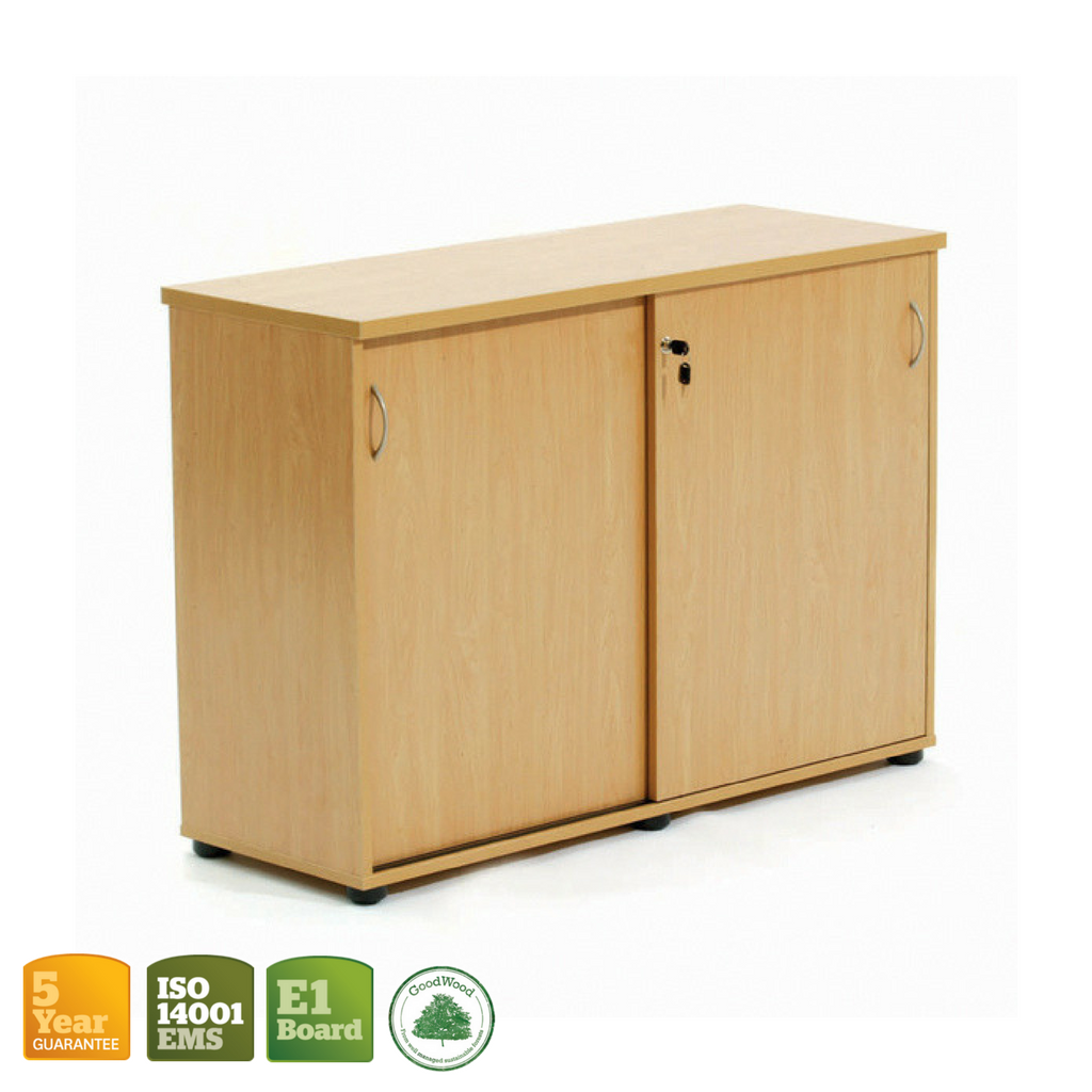 Ergoplan Credenza with Sliding Doors Tawa 1200mm