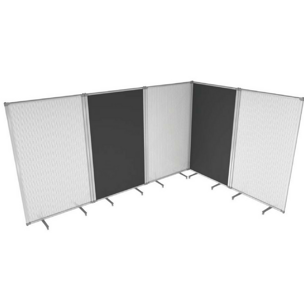 Z Partition Free Standing- Charcoal