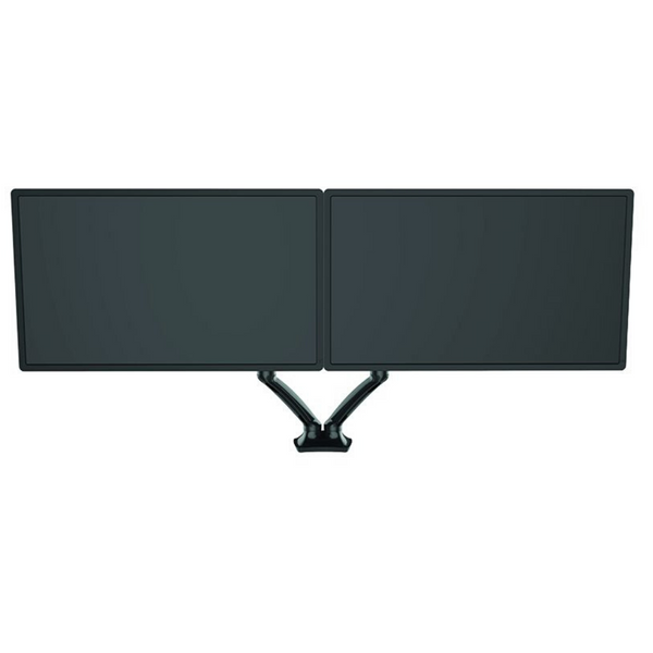 MONITOR ARM GLADIUS DOUBLE BLACK