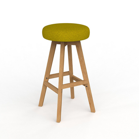 Luna Button Stool Motion Felt