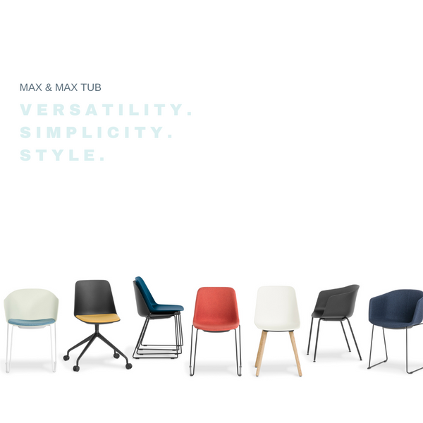 Max Tub Chair With 4 Leg Base