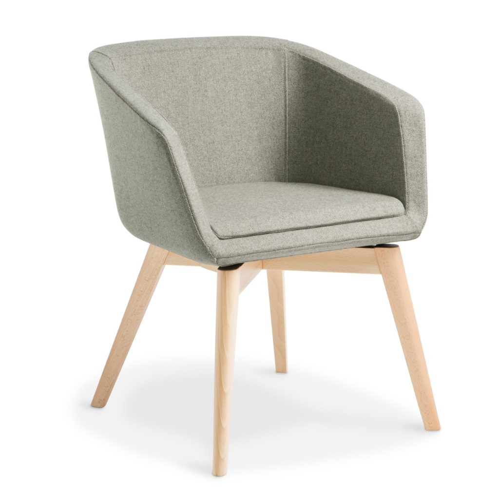 Martina Chair with Ash Timber Base