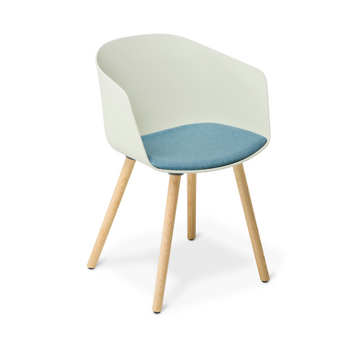 Max Tub Chair With Timber Base