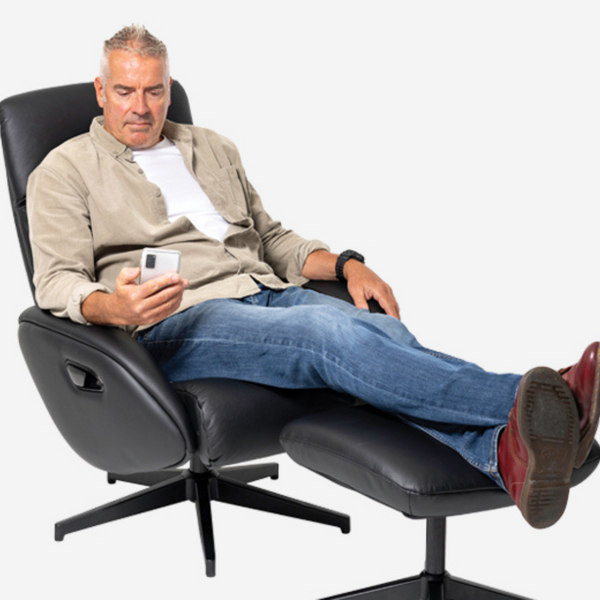 Maya Recliner Lounge Chair With Ottoman