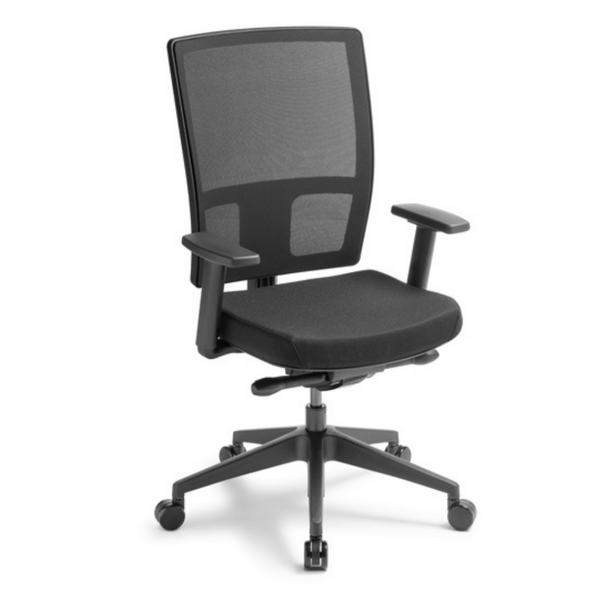 Media Ergo Mesh Back Chair Black