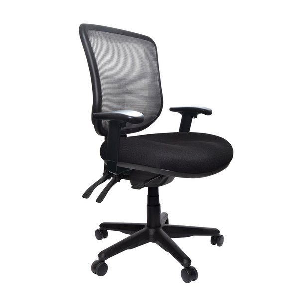 Buro Metro Black Mesh Back Office Chair Black Nylon Base