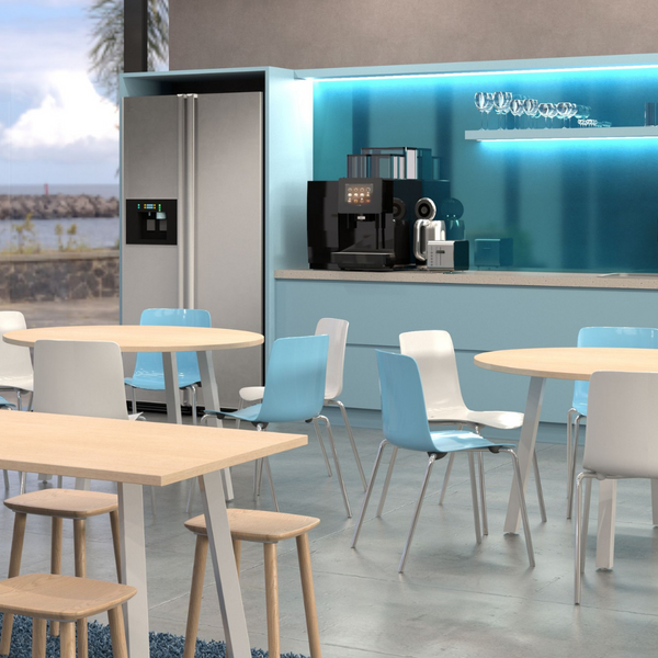 Modella Seated 3 Leg Meeting Table Round