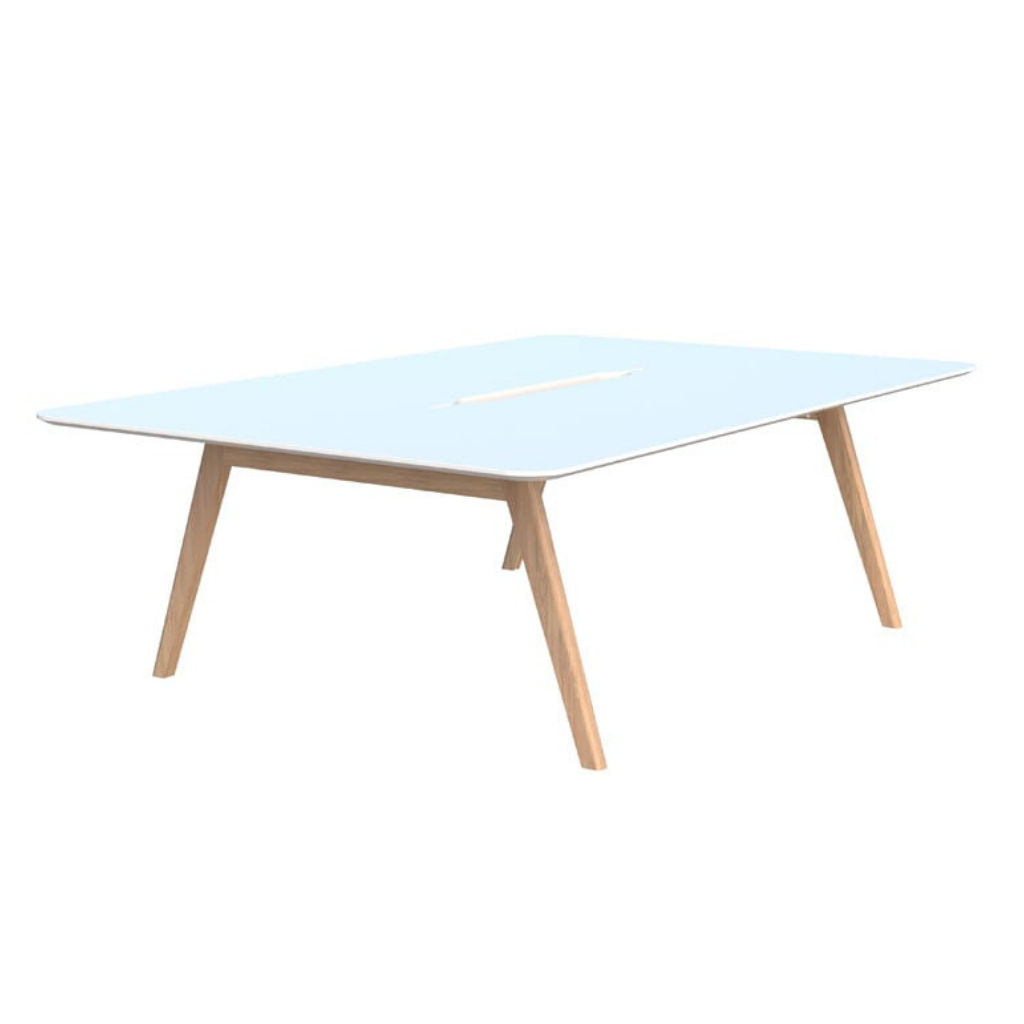 Oslo Touchdown Desk 2 Person POD 2300x1500mm – Workspace Direct