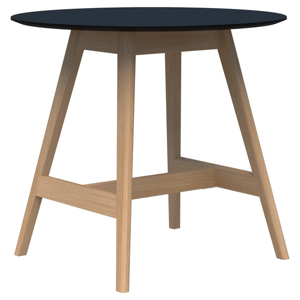 Oslo Round Leaner Table Ash Timber Base