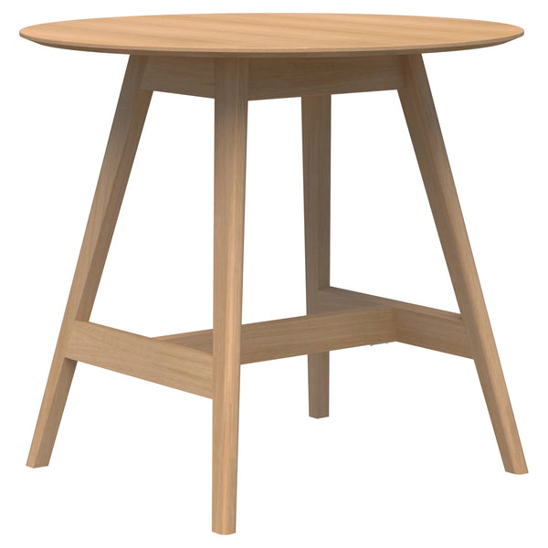 Oslo Round Leaner Table Ash Timber Base