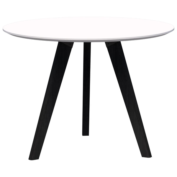 Oslo Round 3 Leg Meeting Table Ash Timber Base