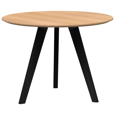 Oslo Round 3 Leg Meeting Table Ash Timber Base