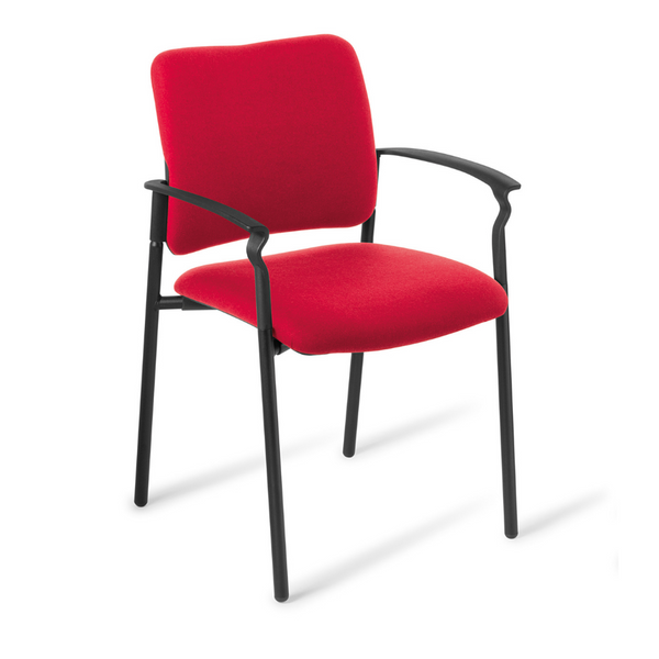 Polo Visitor Guest Office Chair Black Frame