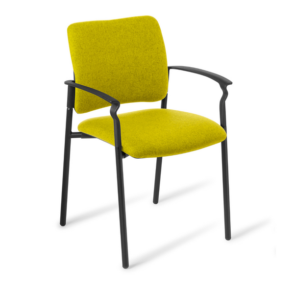 Polo Visitor Guest Office Chair Black Frame