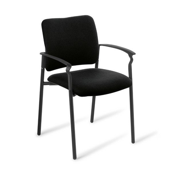 Polo Visitor Guest Office Chair Black Frame