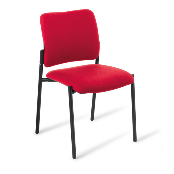 Polo Visitor Guest Office Chair Black Frame