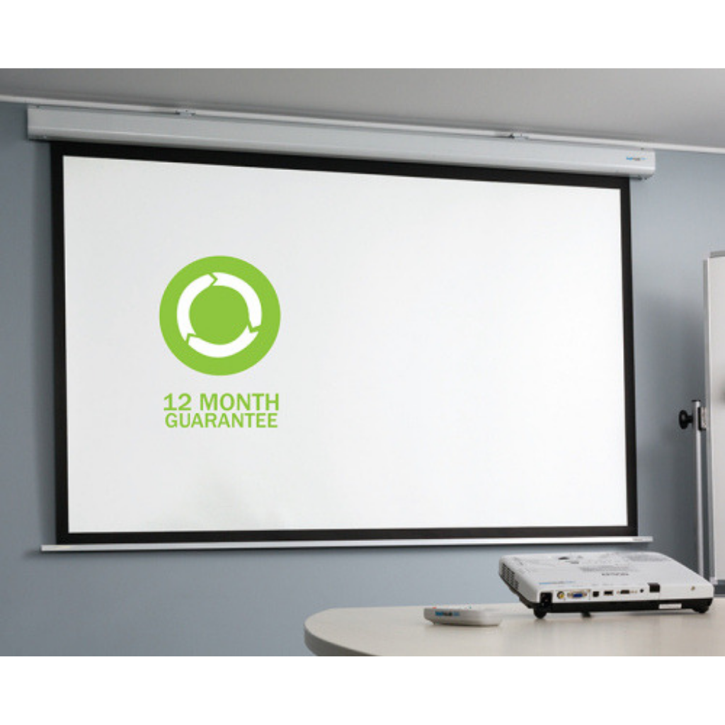 Projector Screen Deluxe Electric – Workspace Direct