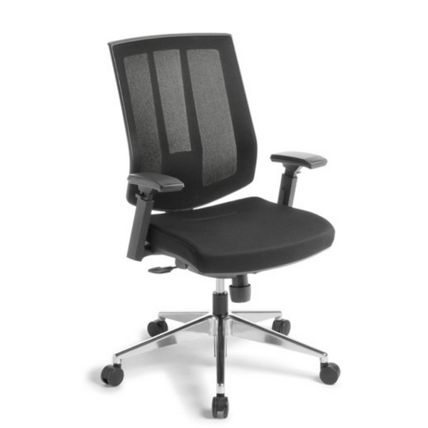 Rally Black Mesh Back Chair from Workspace Direct NZ