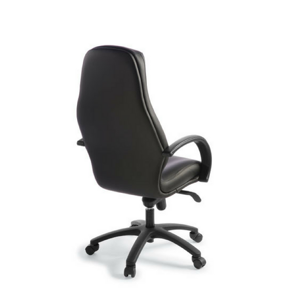 Silhouette Executive Chair Black Leather - available now from Workspace Direct