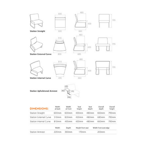 Station Seating - available now from Workspace Direct