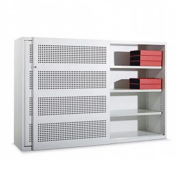 Strata Sliding Door Cabinet White
