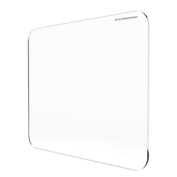 Sylex Acrylic Interdesk Desk Screen Clear Assorted Sizes 500mm High