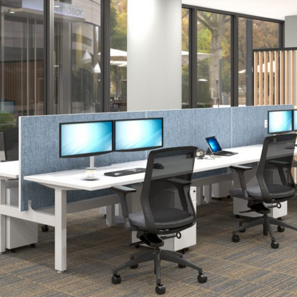 System 25 Summit Centre Desk Screens