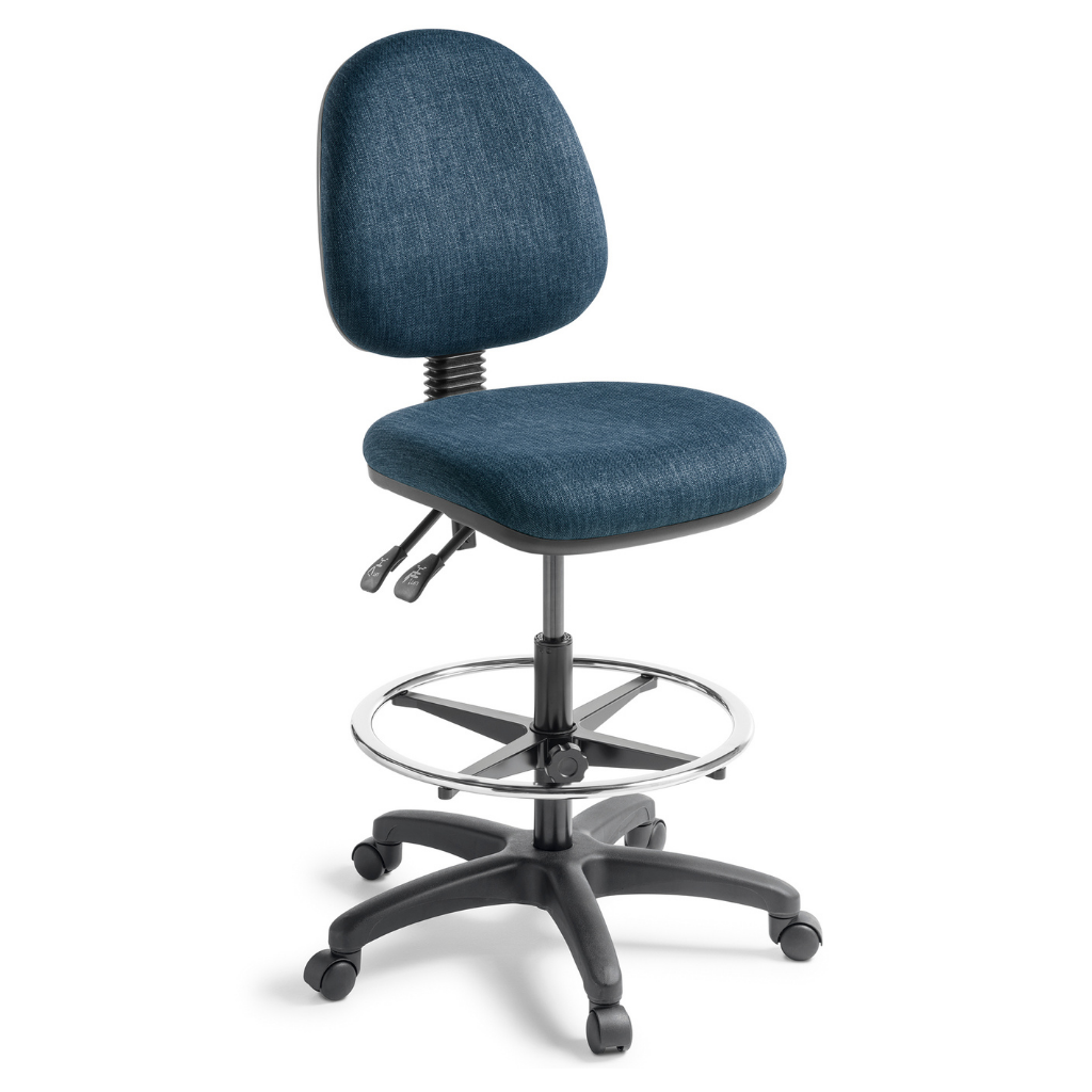 Office Ergonomic Task Chair NZ TAG 2.4 High Gas Lift With Footring