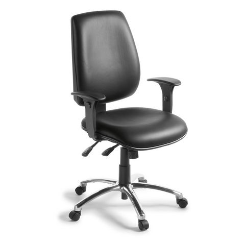 Tane 3 Black Leather Executive Office Ergonomic Task Chair