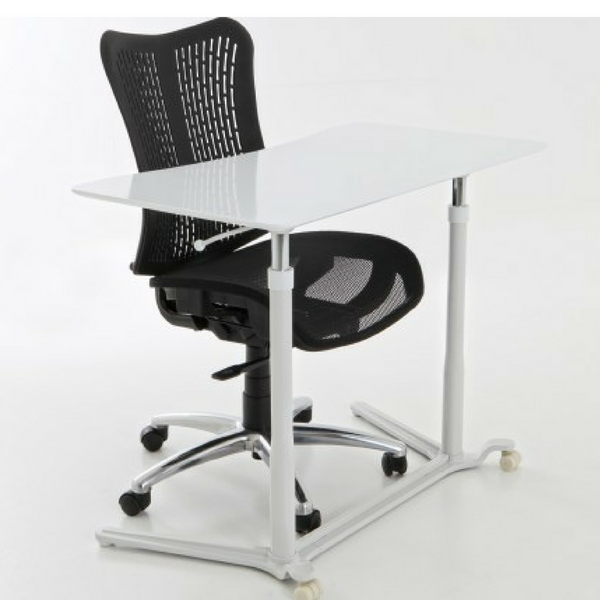 Wave Desk 950mmx520mm Sit/Stand Mobile Desk