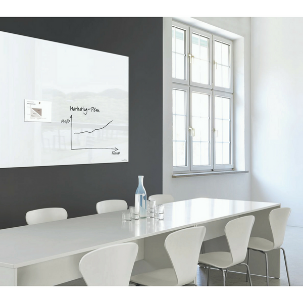MAGNETIC GLASSBOARD White RECTANGLE