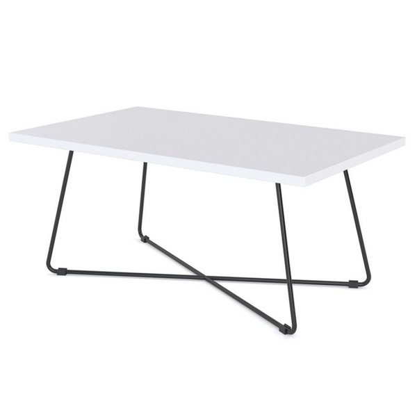 Zion Criss Cross Coffee Table Rectangle 1000x600mm