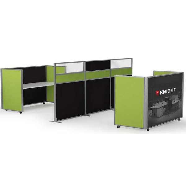 Studio 50 Office Floor Screen Partition - 1500mm High