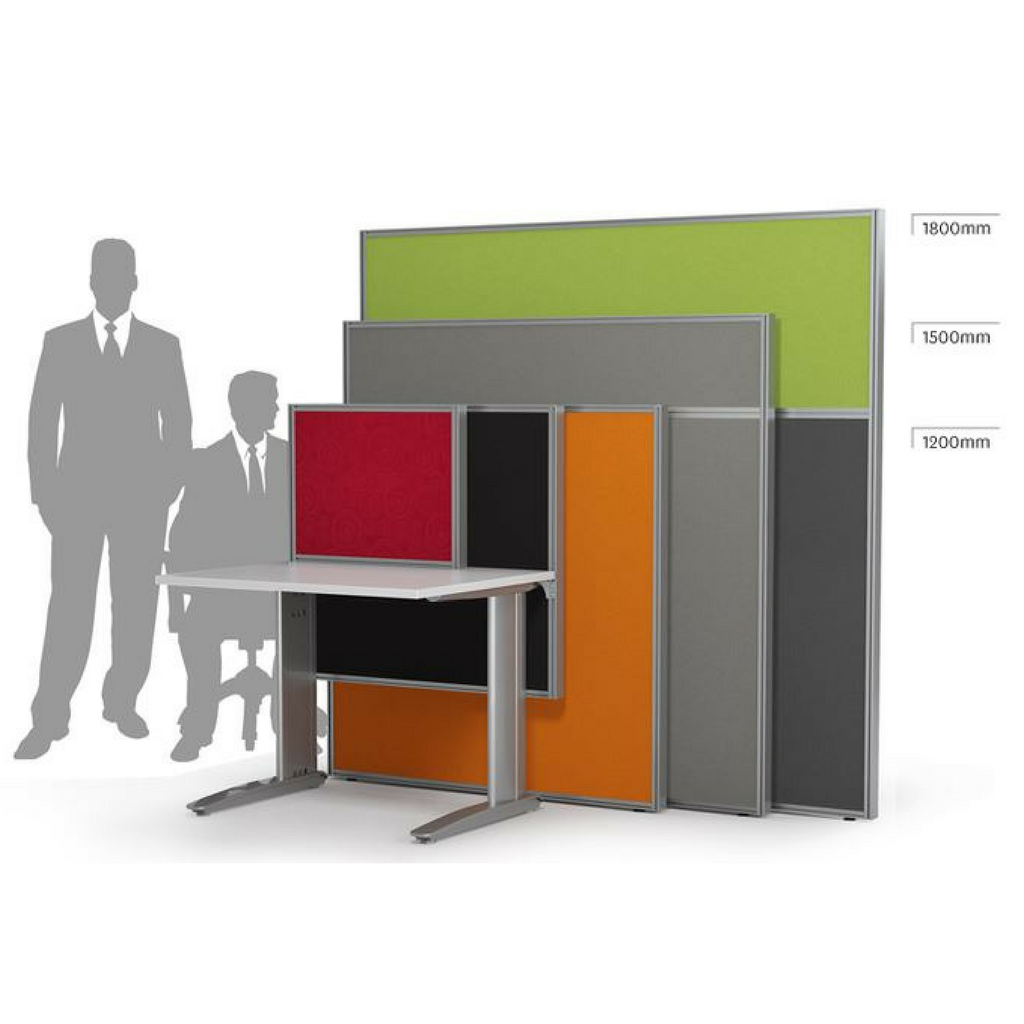 Studio 50 Office Floor Screen Partition - 1200mm High